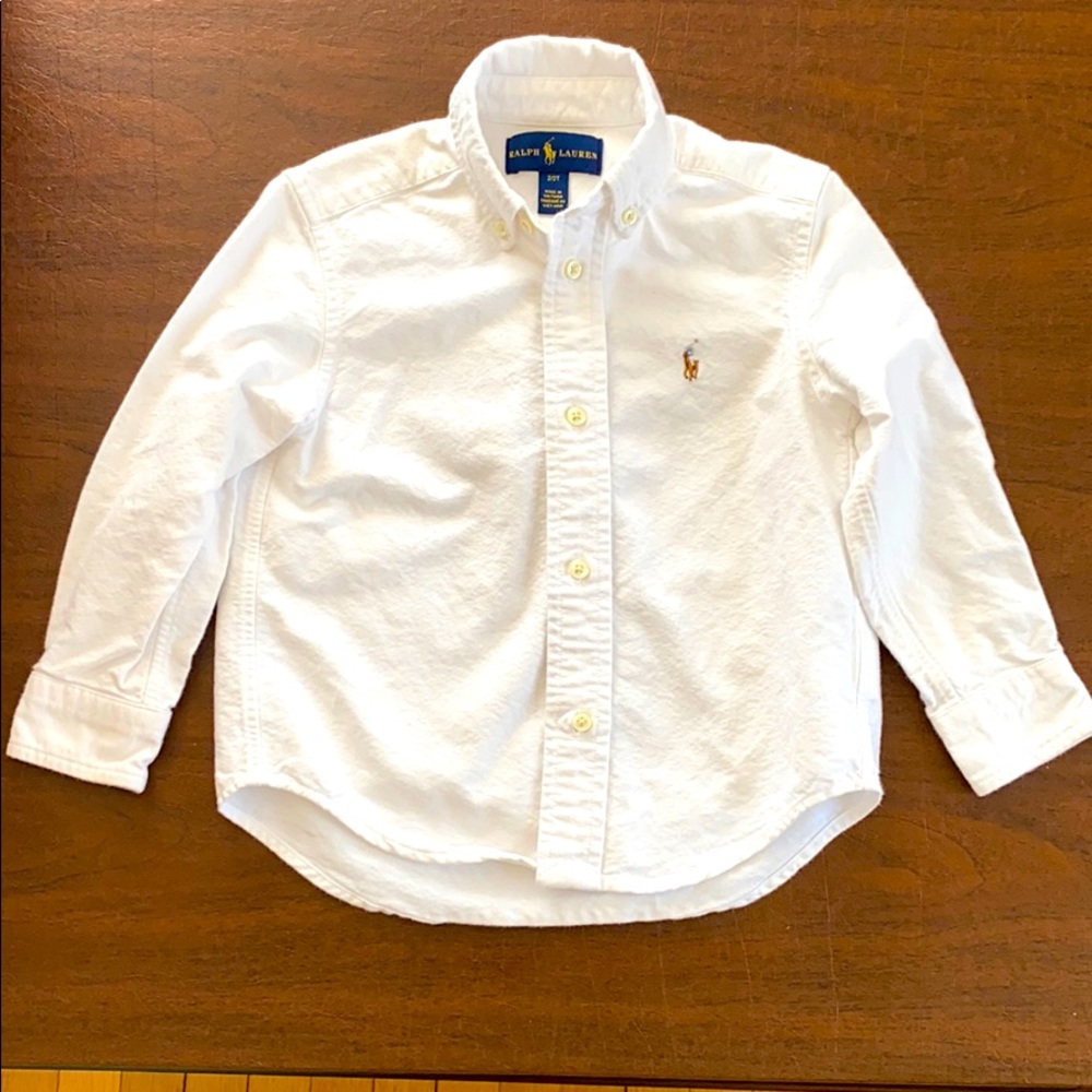 Ralph Lauren 2t white button down